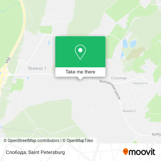 Слобода map