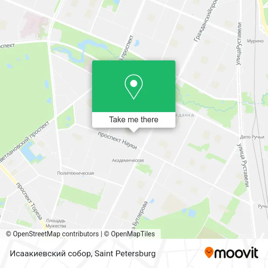 Исаакиевский собор map