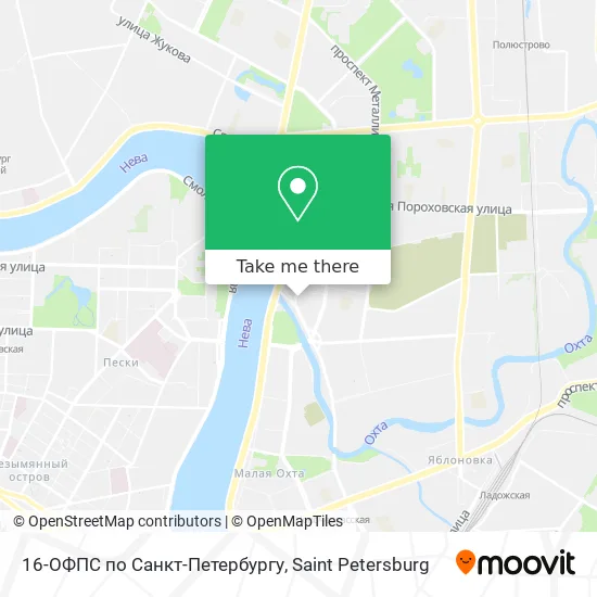 16-ОФПС по Санкт-Петербургу map