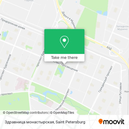 Здравница монастырская map