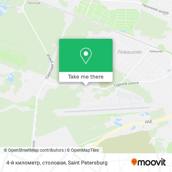 4-й километр, столовая map