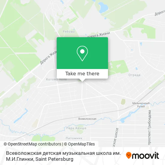 Всеволожская детская музыкальная школа им. М.И.Глинки map