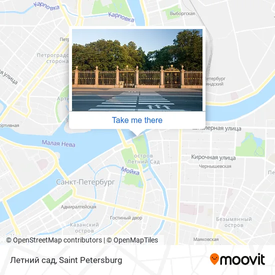 Летний сад map