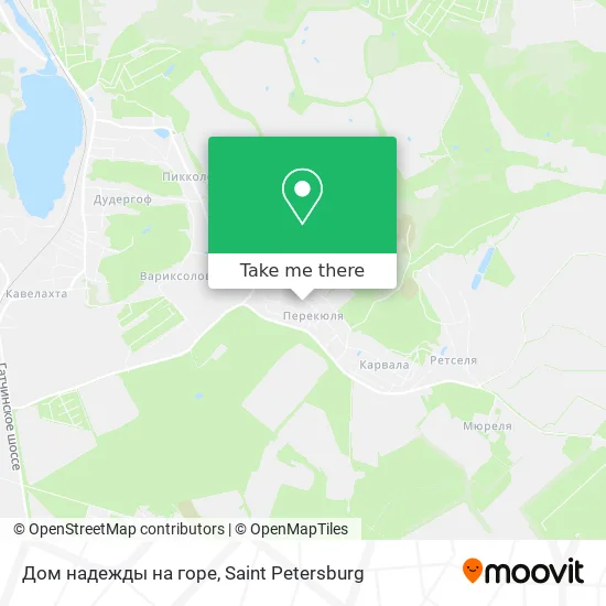 Дом надежды на горе map