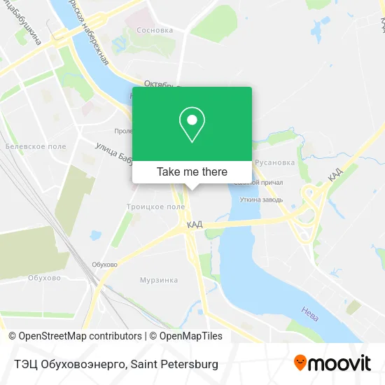 ТЭЦ Обуховоэнерго map