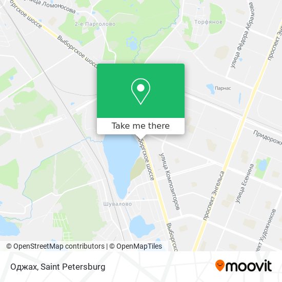 Оджах map