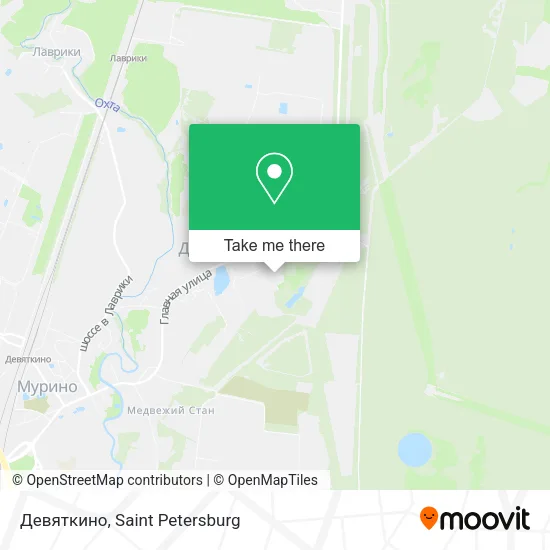 Девяткино map