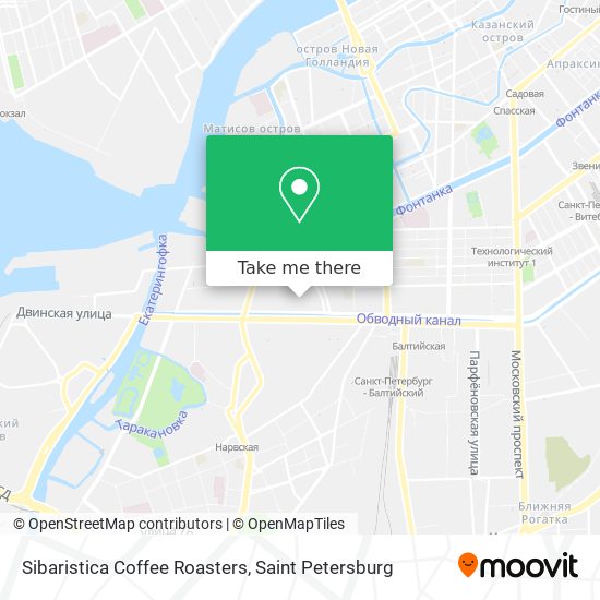 Sibaristica Coffee Roasters map