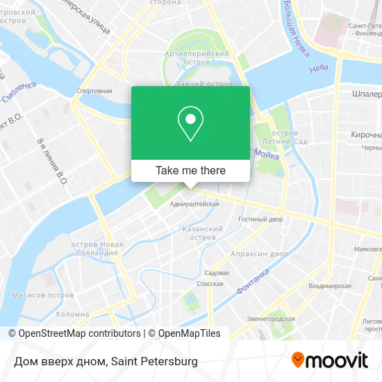 Дом вверх дном map