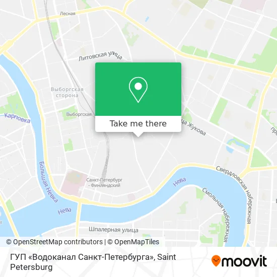 ГУП «Водоканал Санкт-Петербурга» map