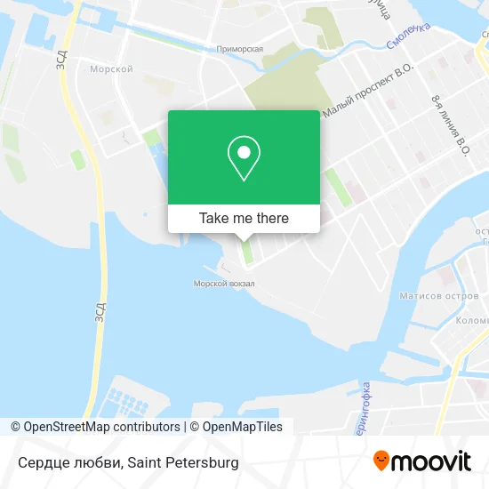 Сердце любви map