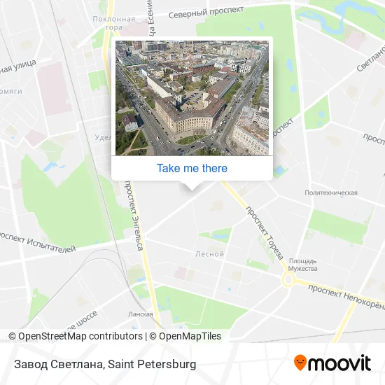Завод Светлана map
