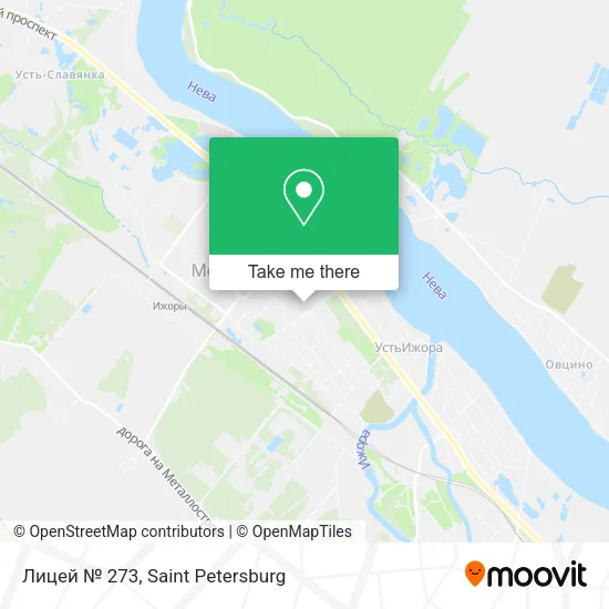 Лицей № 273 map