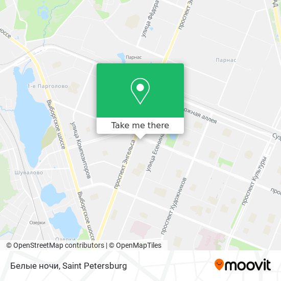 Белые ночи map