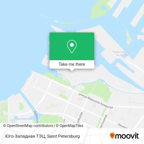 Юго-Западная ТЭЦ map