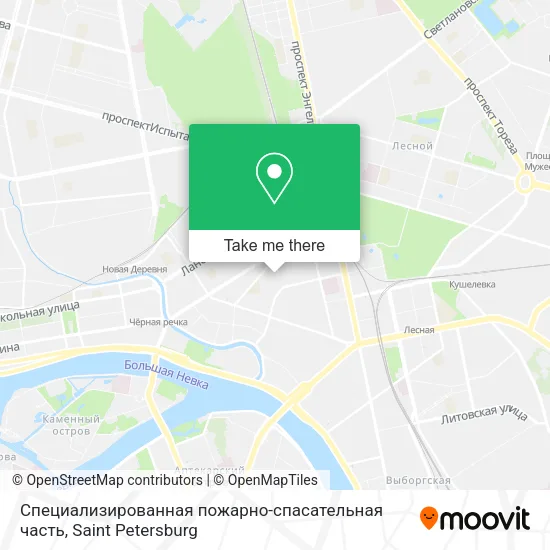 Специализированная пожарно-спасательная часть map