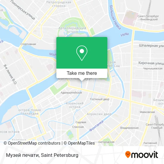 Музей печати map