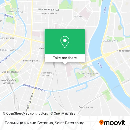 Больница имени Боткина map