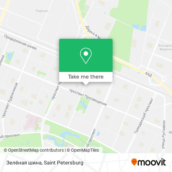 Зелёная шина map