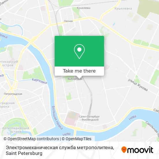 Электромеханическая служба метрополитена map