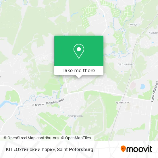 КП «Охтинский парк» map