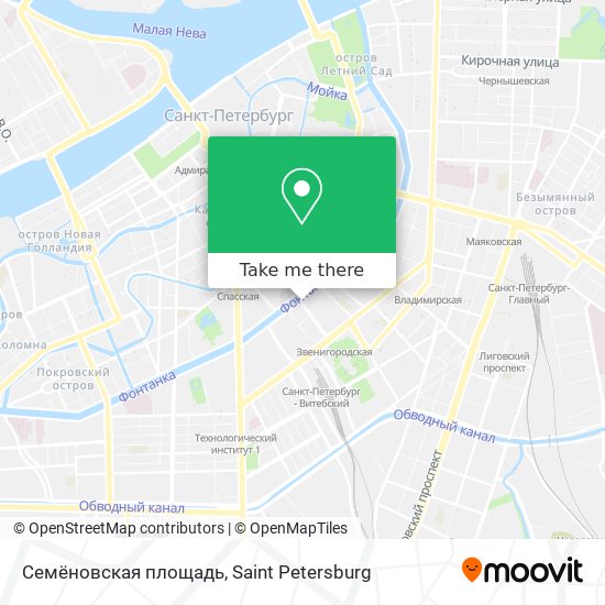 Семёновская площадь map
