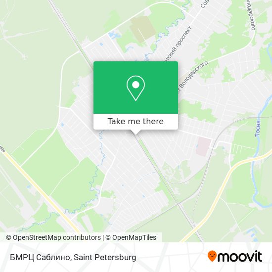 БМРЦ Саблино map