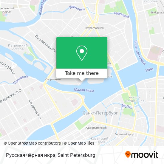 Русская чёрная икра map