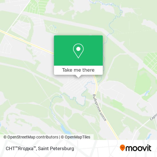 СНТ""Ягодка"" map