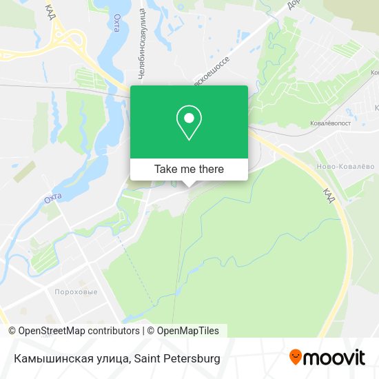 Камышинская улица map