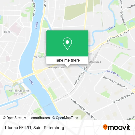 Школа № 491 map