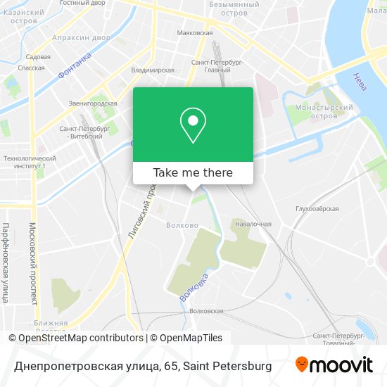 Днепропетровская улица, 65 map