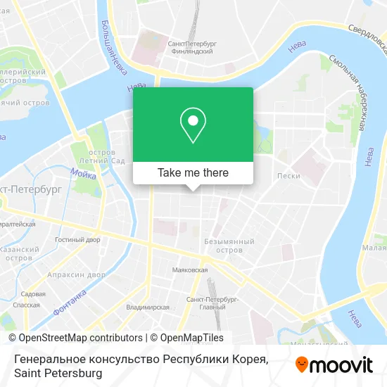 Генеральное консульство Республики Корея map