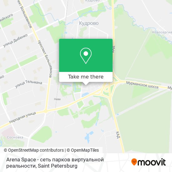 Arena Space - сеть парков виртуальной реальности map