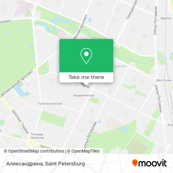 Александрина map