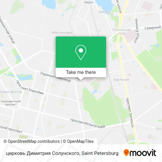 церковь Димитрия Солунского map
