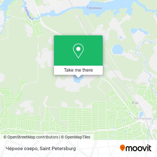 Чёрное озеро map
