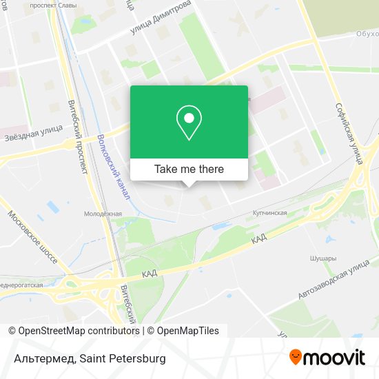 Альтермед map