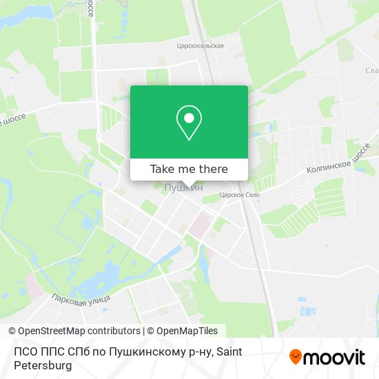 ПСО ППС СПб по Пушкинскому р-ну map