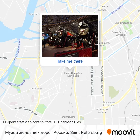 Музей железных дорог России map