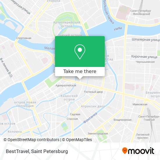 BestTravel map