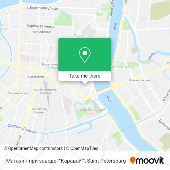 Магазин при заводе ""Каравай"" map