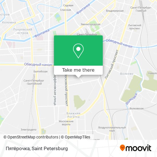 Пятёрочка map