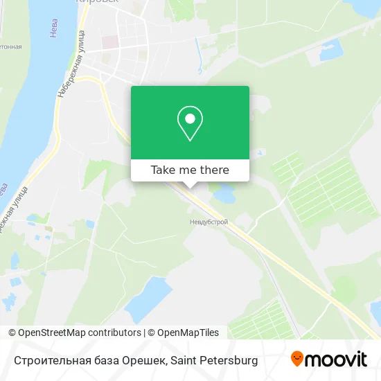 Строительная база Орешек map