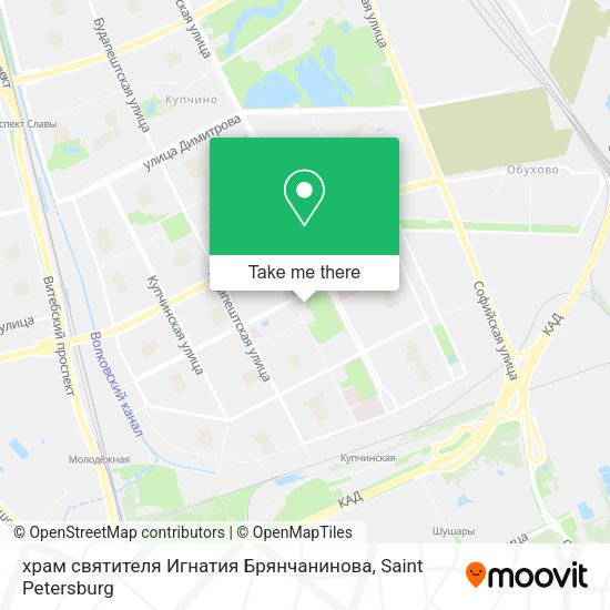 храм святителя Игнатия Брянчанинова map