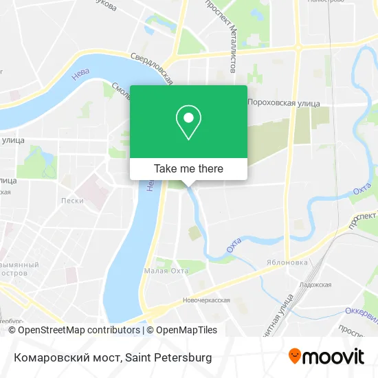 Комаровский мост map