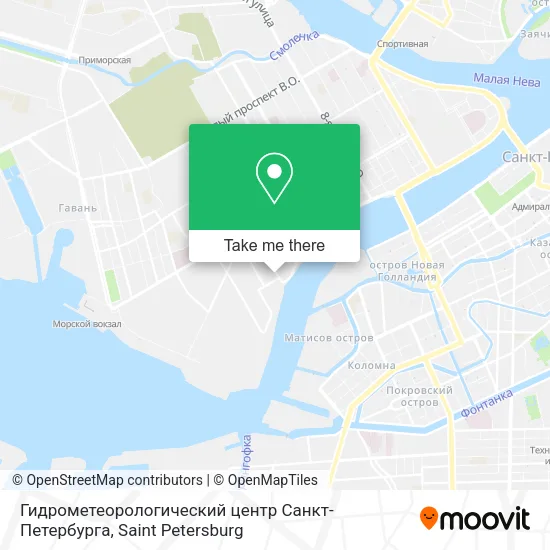 Гидрометеорологический центр Санкт-Петербурга map