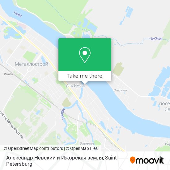 Александр Невский и Ижорская земля map