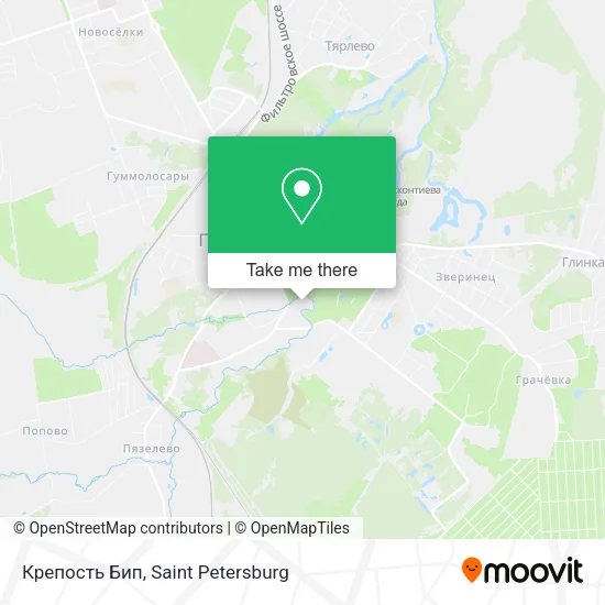 Крепость Бип map