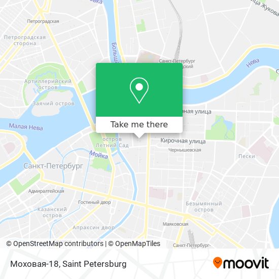Моховая-18 map